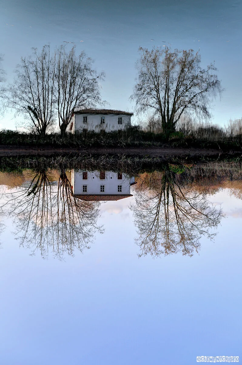 Reflet d'à l'envers