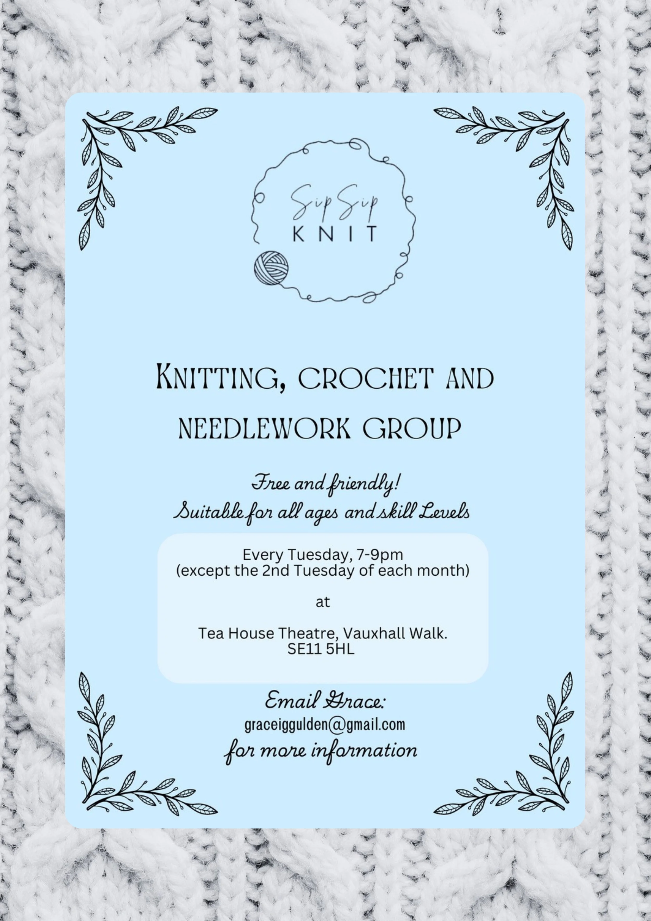 Knitting and Crochet