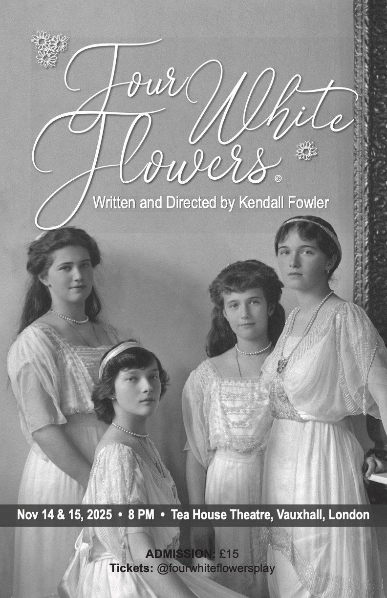 Four White Flowers by Kendall Fowler