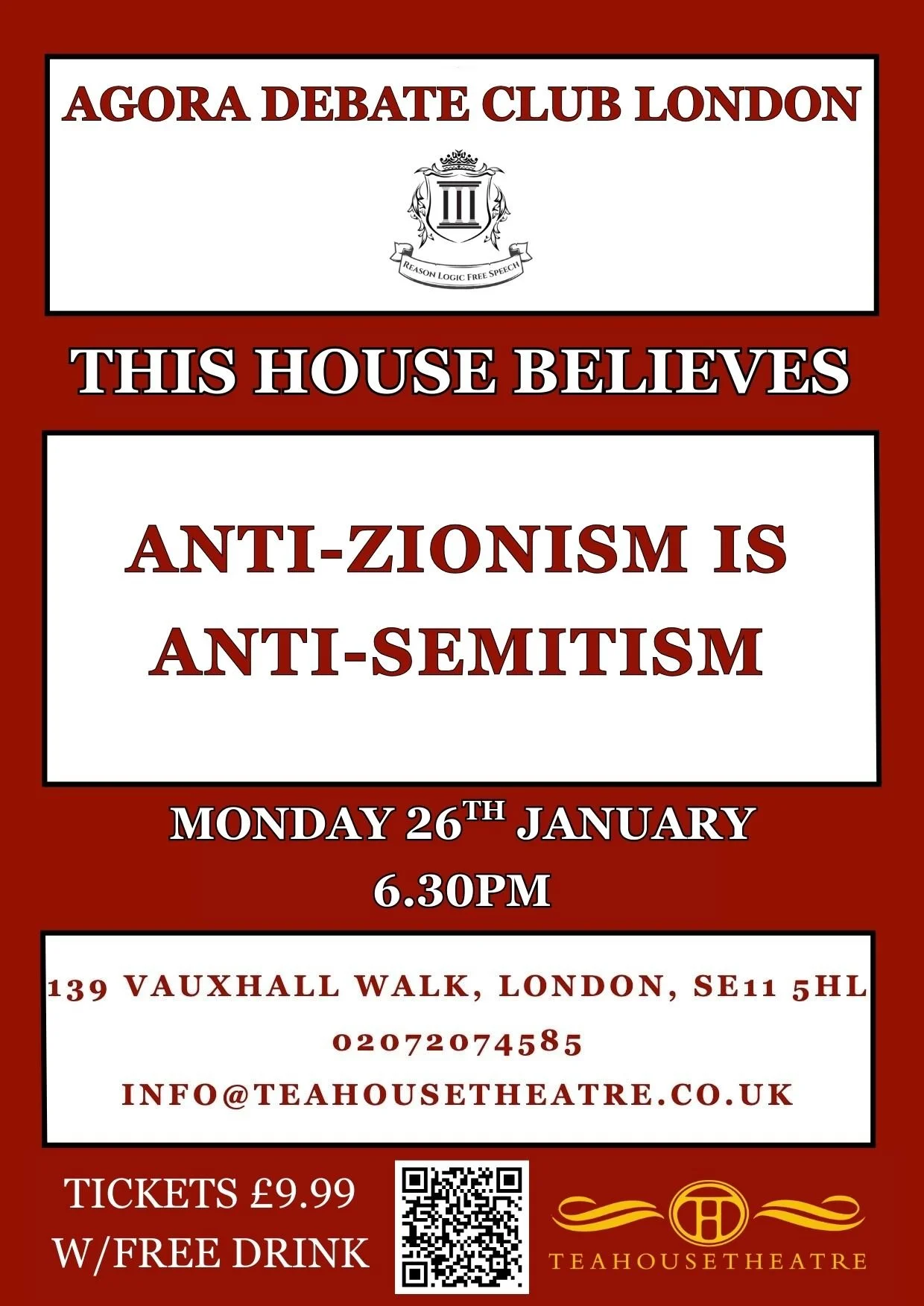 This House Believes Anti-Zionism is Anti-Semitism