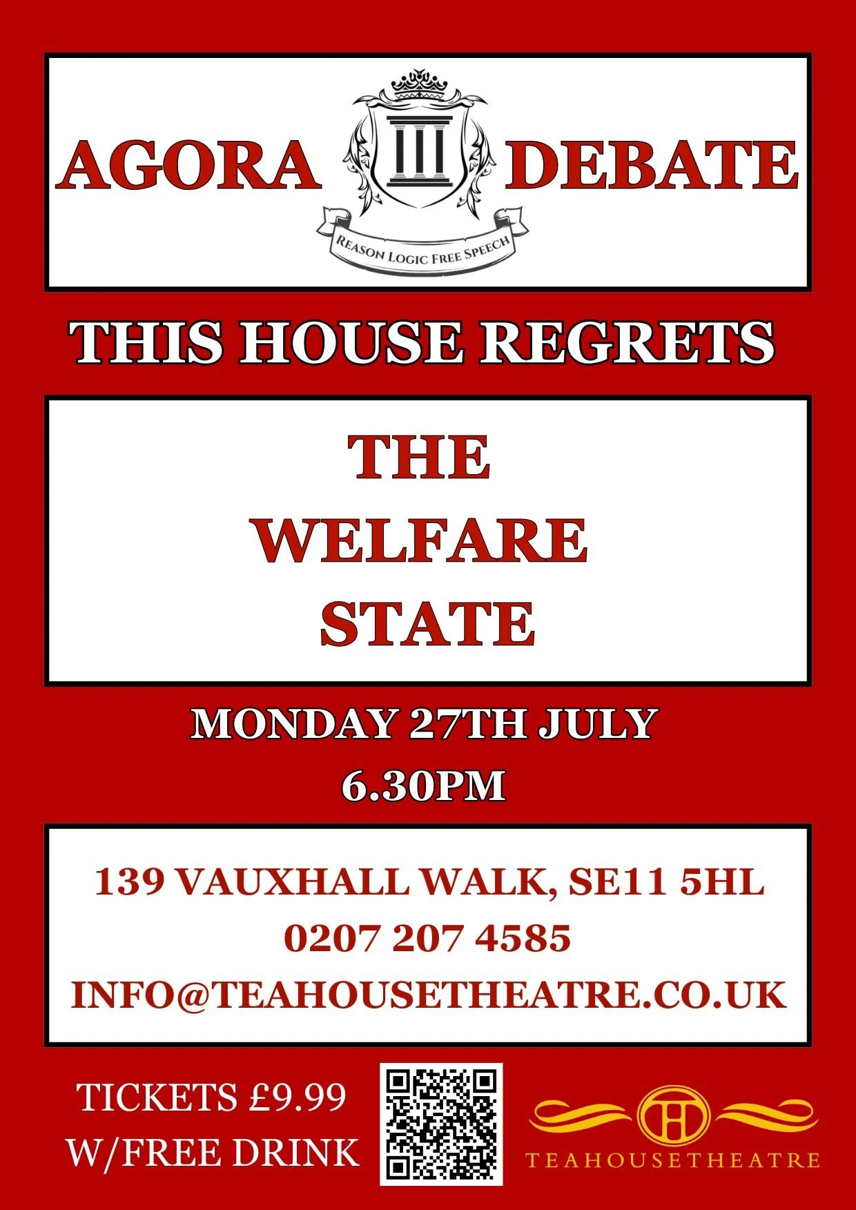 Agora Debate: This House Regrets the Welfare State