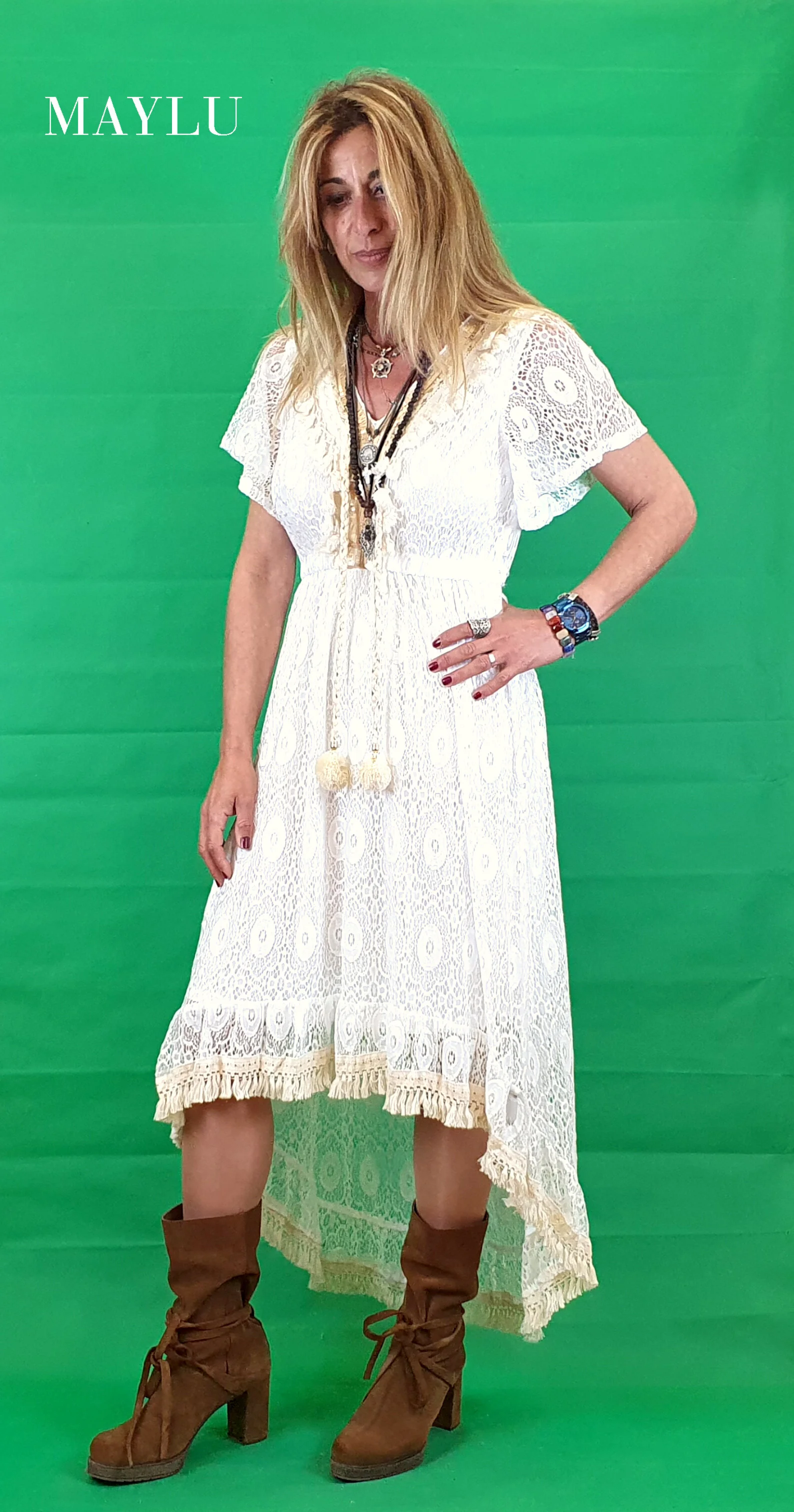 190 Vestido Mujer ibicenco FORNELLS