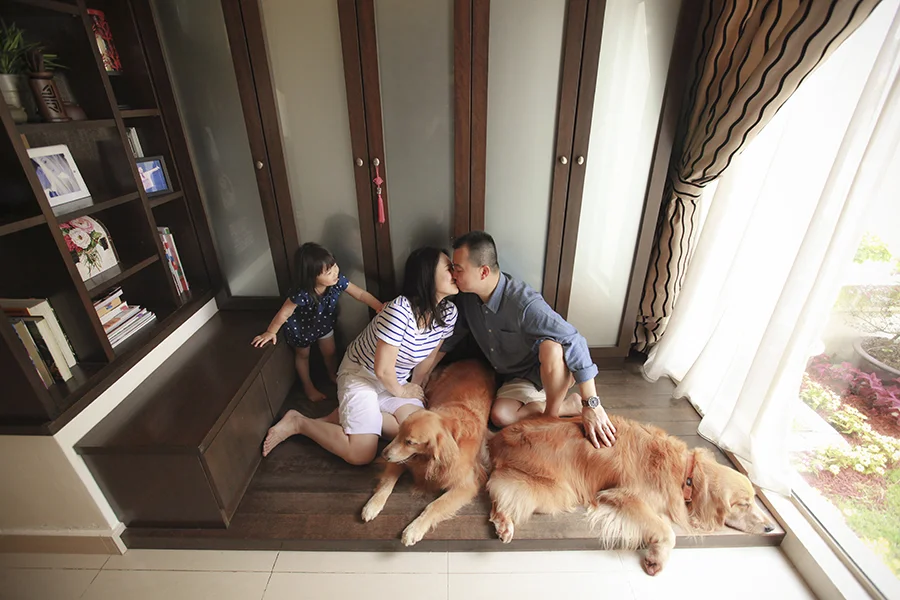 Family Portrait With Russell &amp; Sunshine