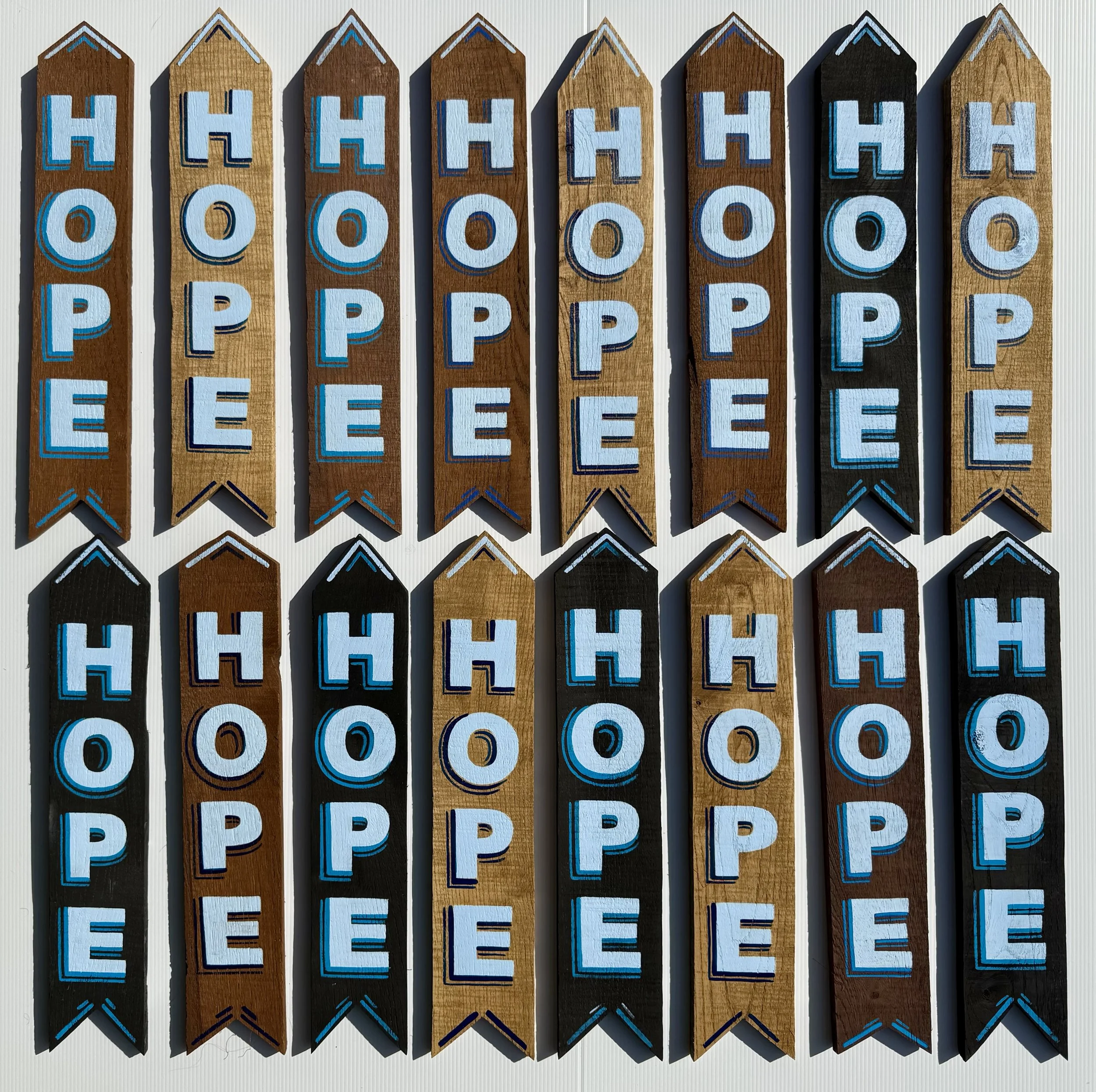 New hand painted 'HOPE' signs are now availlable to purchase*