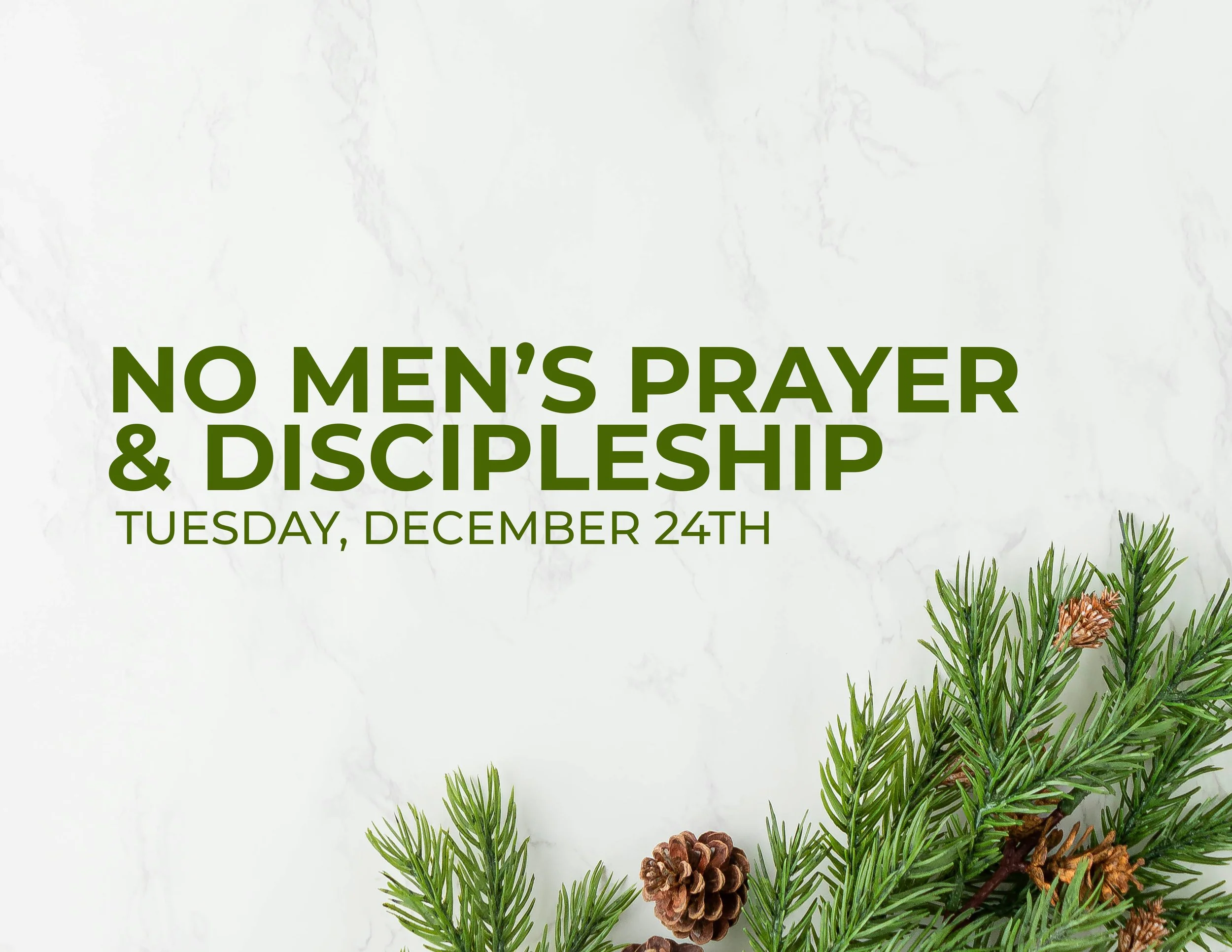 NO Men's Prayer &amp; Discipleship  