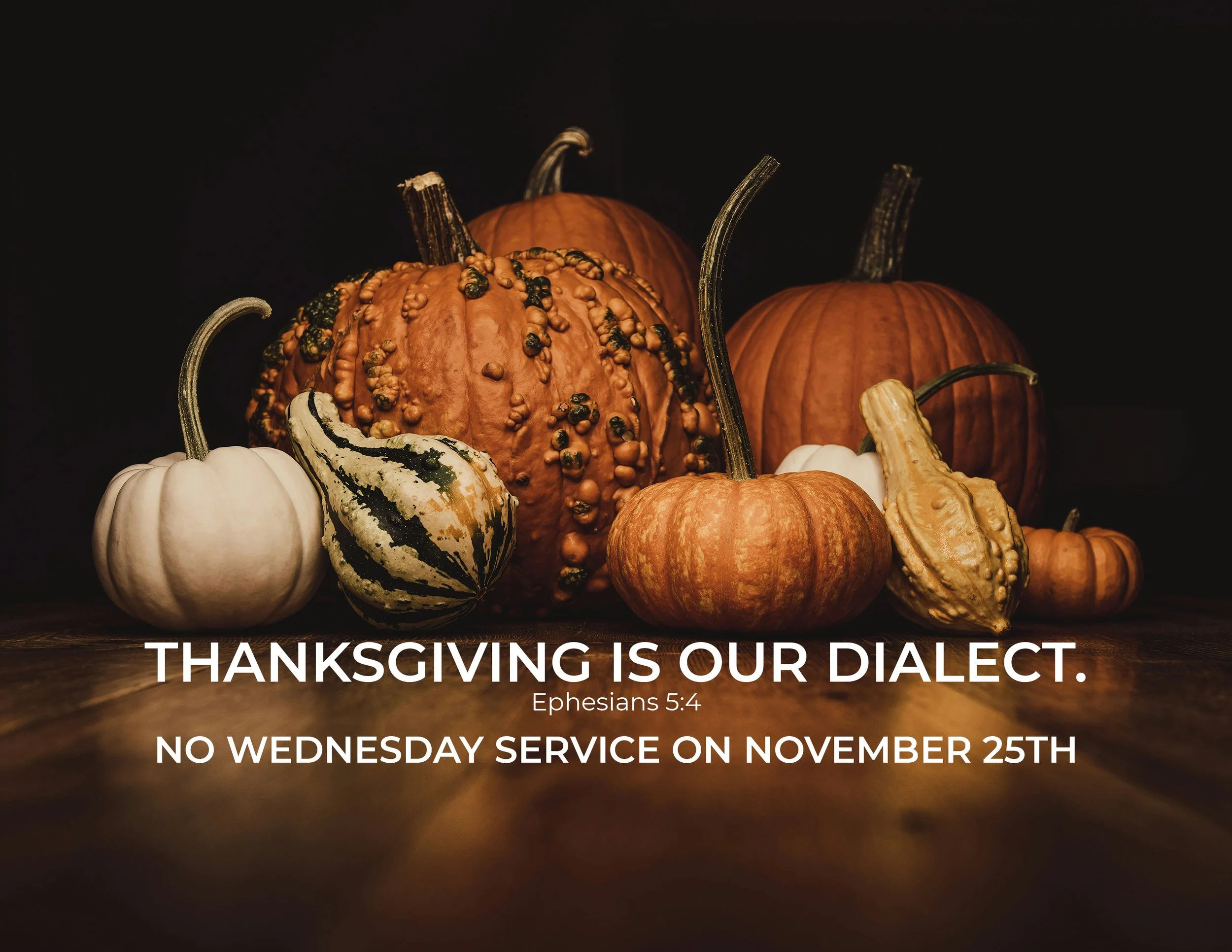 No Wednesday Service