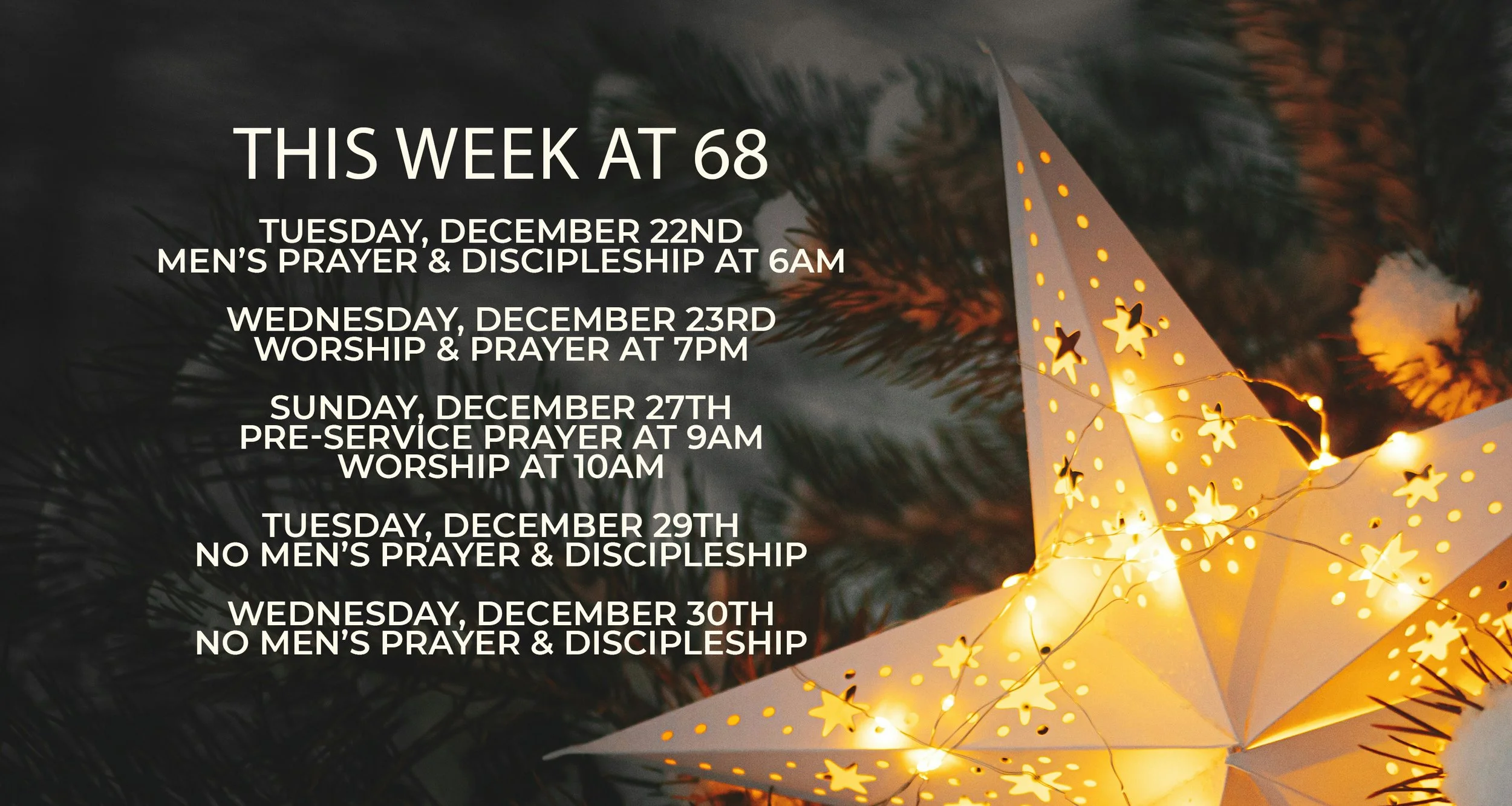 No Men's Prayer &amp; Discipleship  