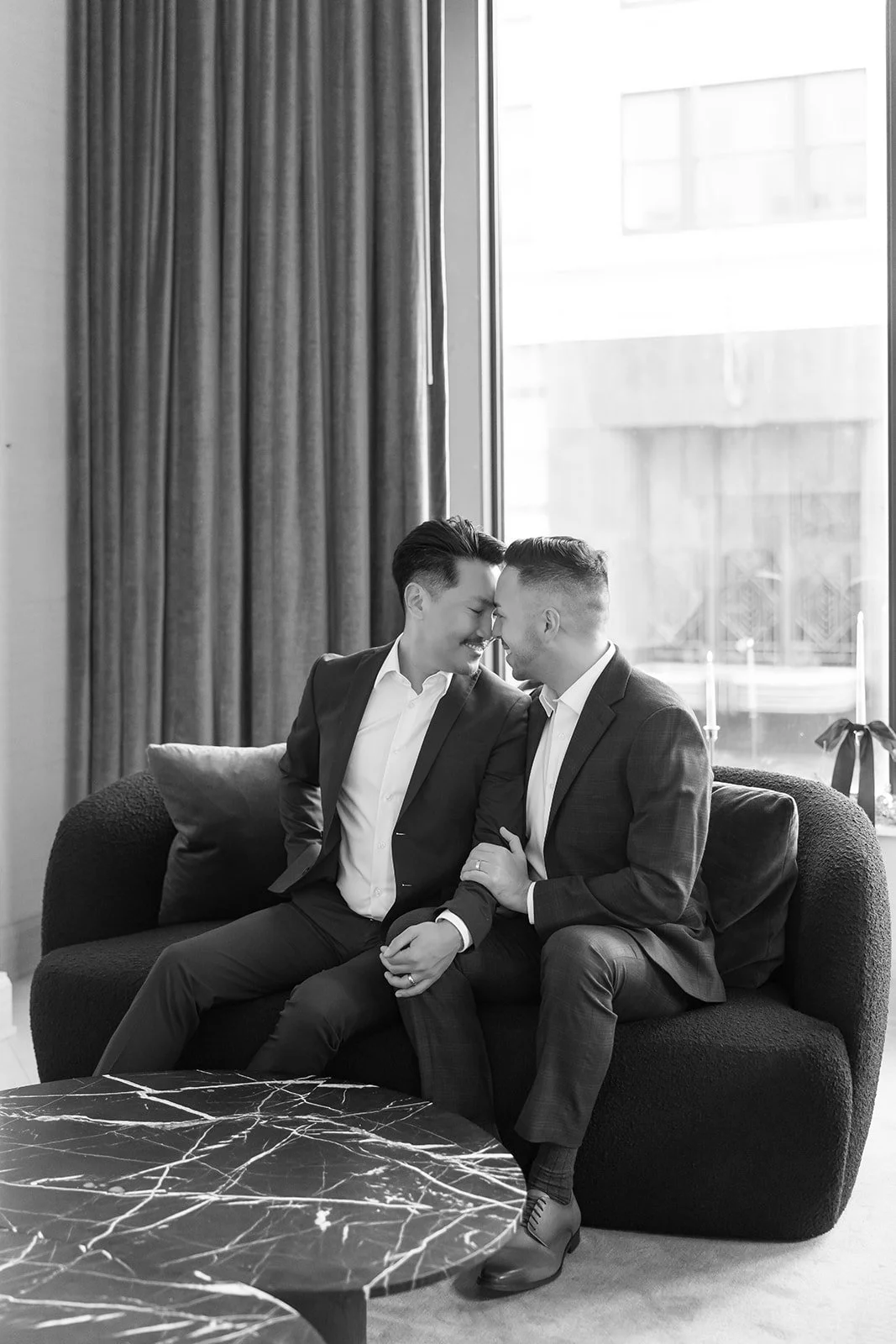 Rebecca Shehorn Photography Robert and Tony InterContinental Hotel Engagement Session-32.jpg