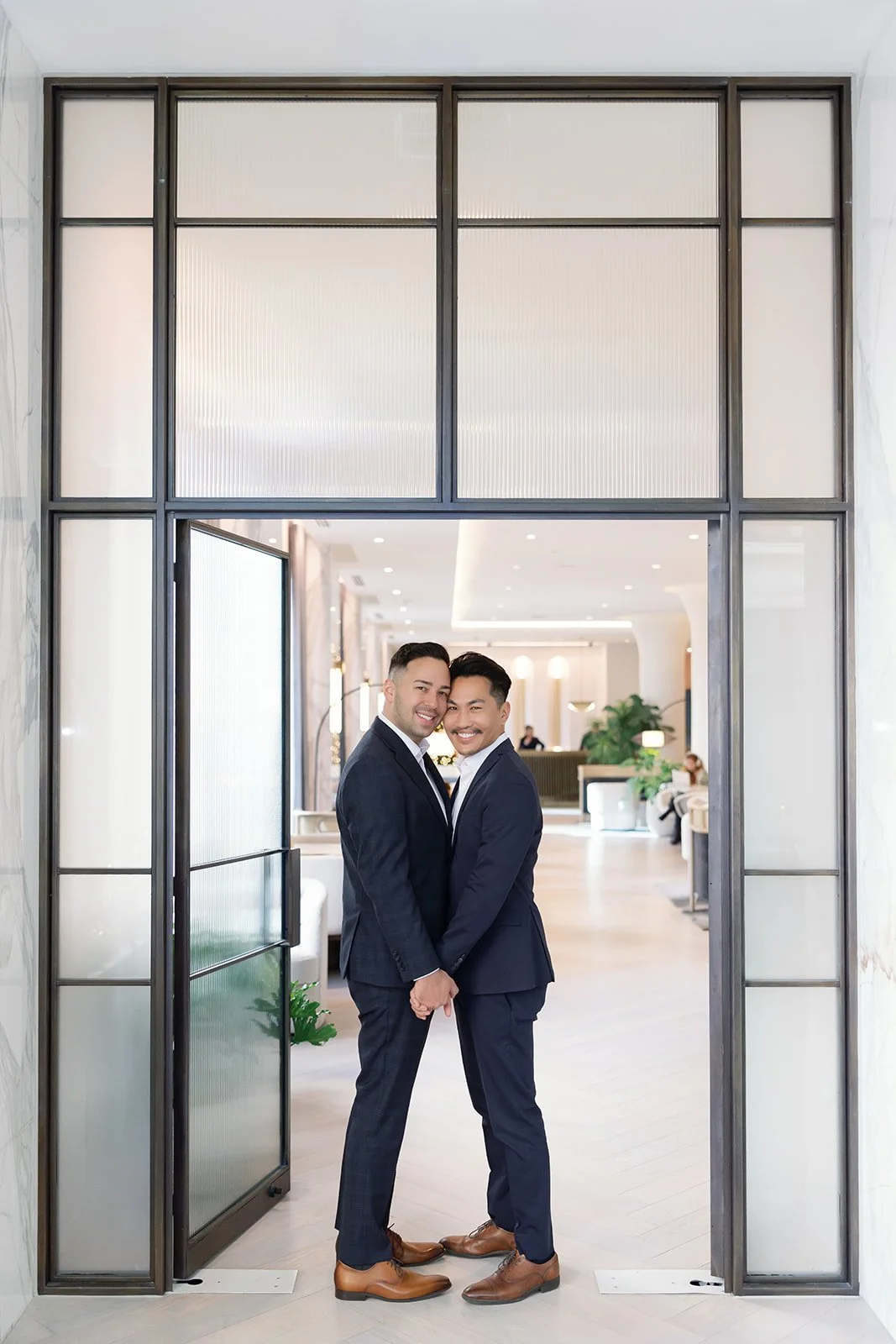 Rebecca Shehorn Photography Robert and Tony InterContinental Hotel Engagement Session-93.jpg