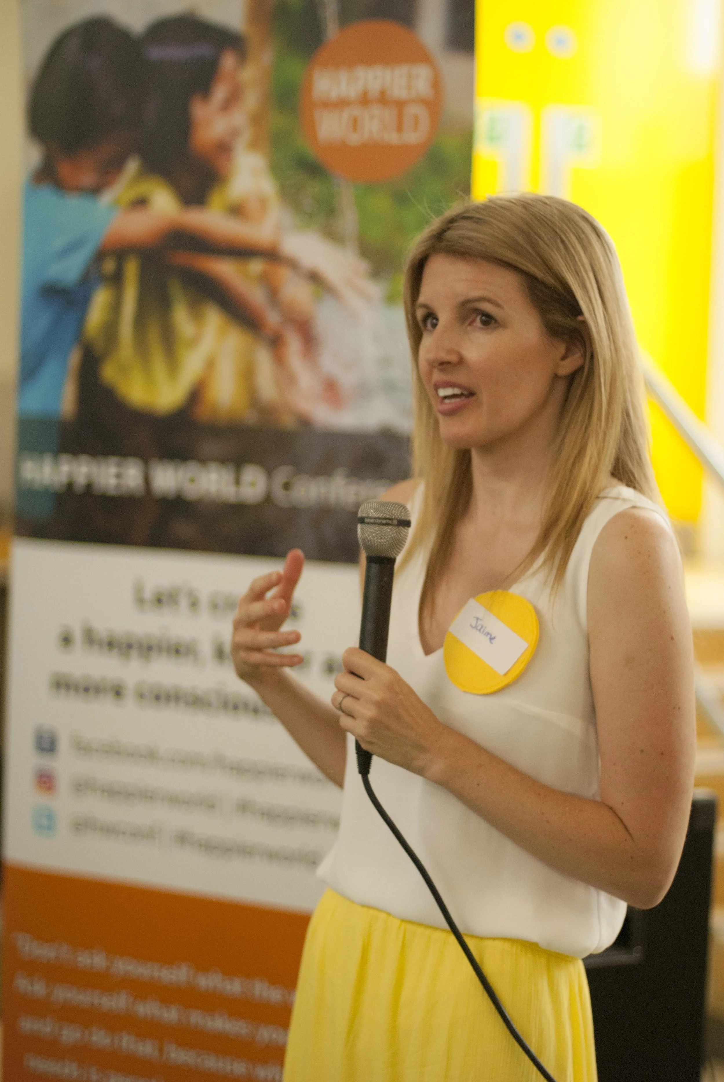 Jamie Thurston talking about her Kindness work at her organisation '52 Lives'.