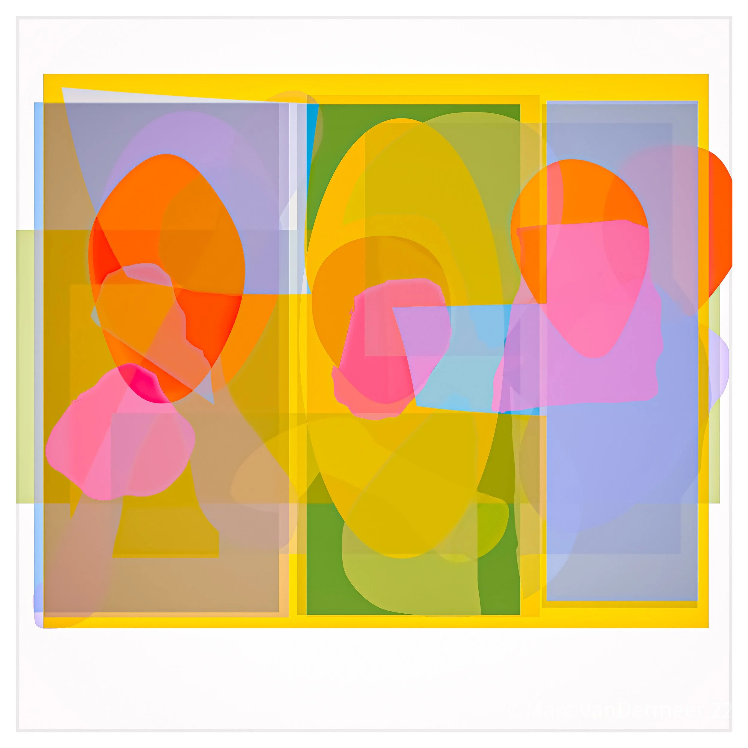 Three Faces 2 is a digital paintings in various sizes and finishes available for immediate purchase (Copy)