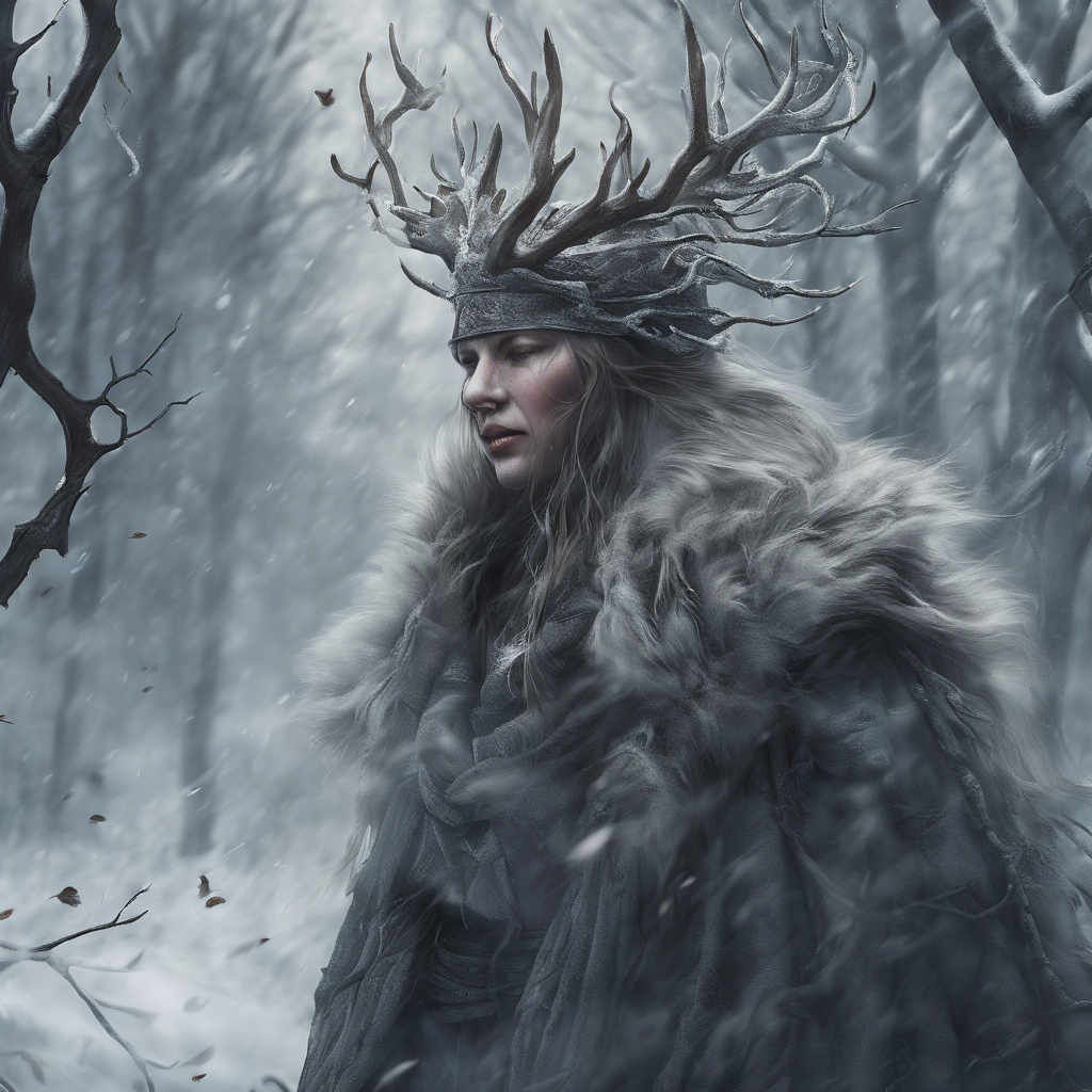 Visualize in photo real fantasy art this poem“Over the wintry_forest, winds howl in rage_with no lea (8).png