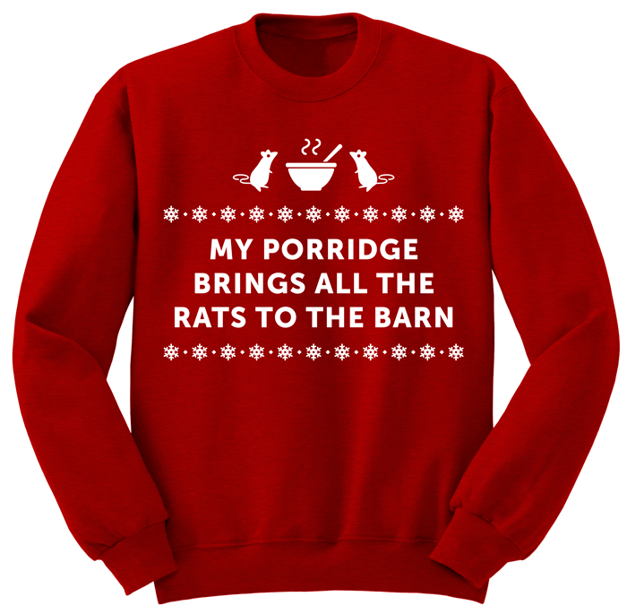 My porridge brings all the rats to the barn - genser