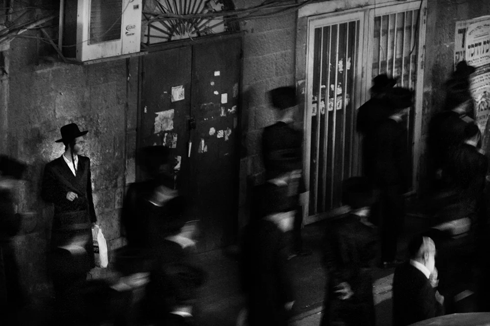  Celebration of Sukkot in the ultra-orthodox neighborhood of Mea Shearim. Jerusalem 2013. 