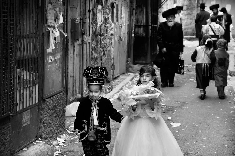  Celebration of Purim in Mea SHearim; Jerusalem 