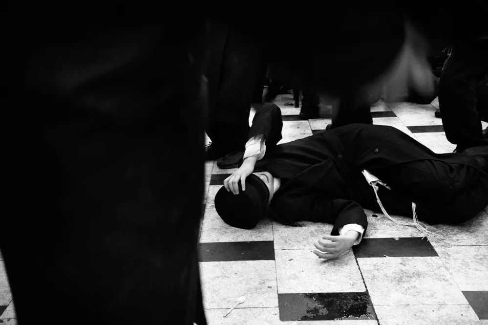  lebration of Purim in Mea SHearim; Jerusalem 