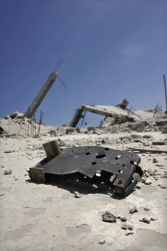 Aftermath of the Israeli operation Cast Lead in the Gaza strip; 2009.