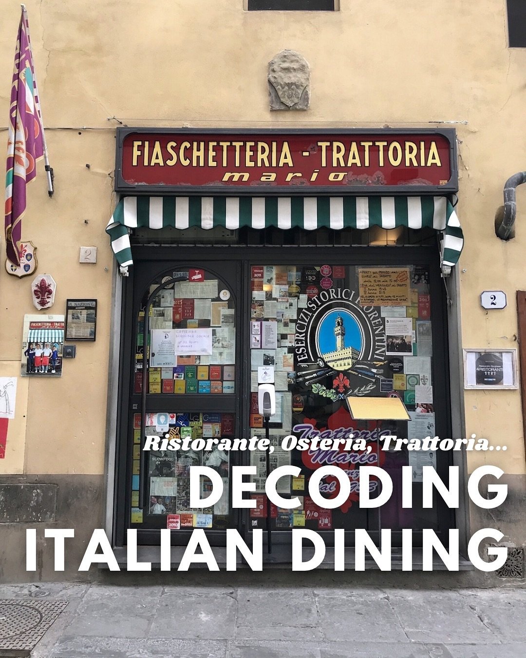 CURIOUS WHAT&rsquo;S THE DIFFERENCE?! 🍽️ 

Everyone thinks &ldquo;ristorante&rdquo; is just the Italian word for restaurant. Not quite&hellip; In Italy, there&rsquo;s several culinary categories for places to dine. 

After 20 years of eating around 