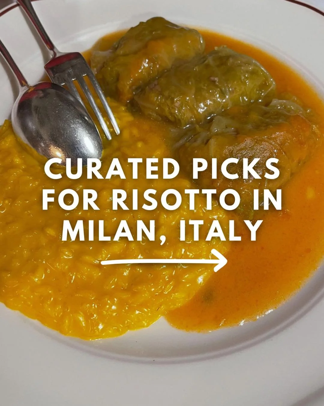 Looking for pasta in Milan? Why not go for the dish it&rsquo;s most know for: buttery, rich saffron laced risotto! 

Milan = risotto heaven 🍚💛

If you can't tell... timeless trattorias have my heart. Here's where to get some of the best risotto in 