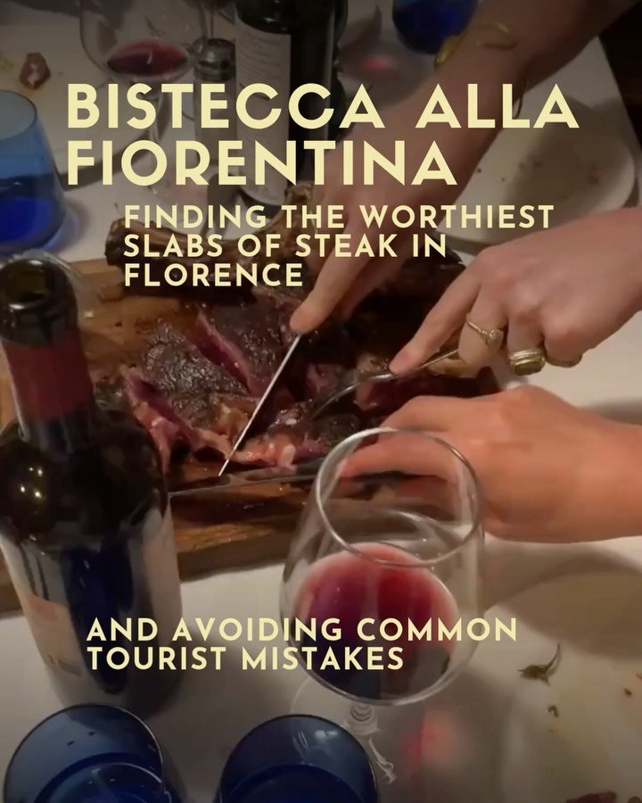 The first rule of bistecca alla Fiorentina is you don&rsquo;t ruin tradition by asking for medium or well done 🔥 

Second rule is you don&rsquo;t ask for steak on a hot plate to keep cooking it 🤦🏻&zwj;♀️ if any place is doing this, their clientele