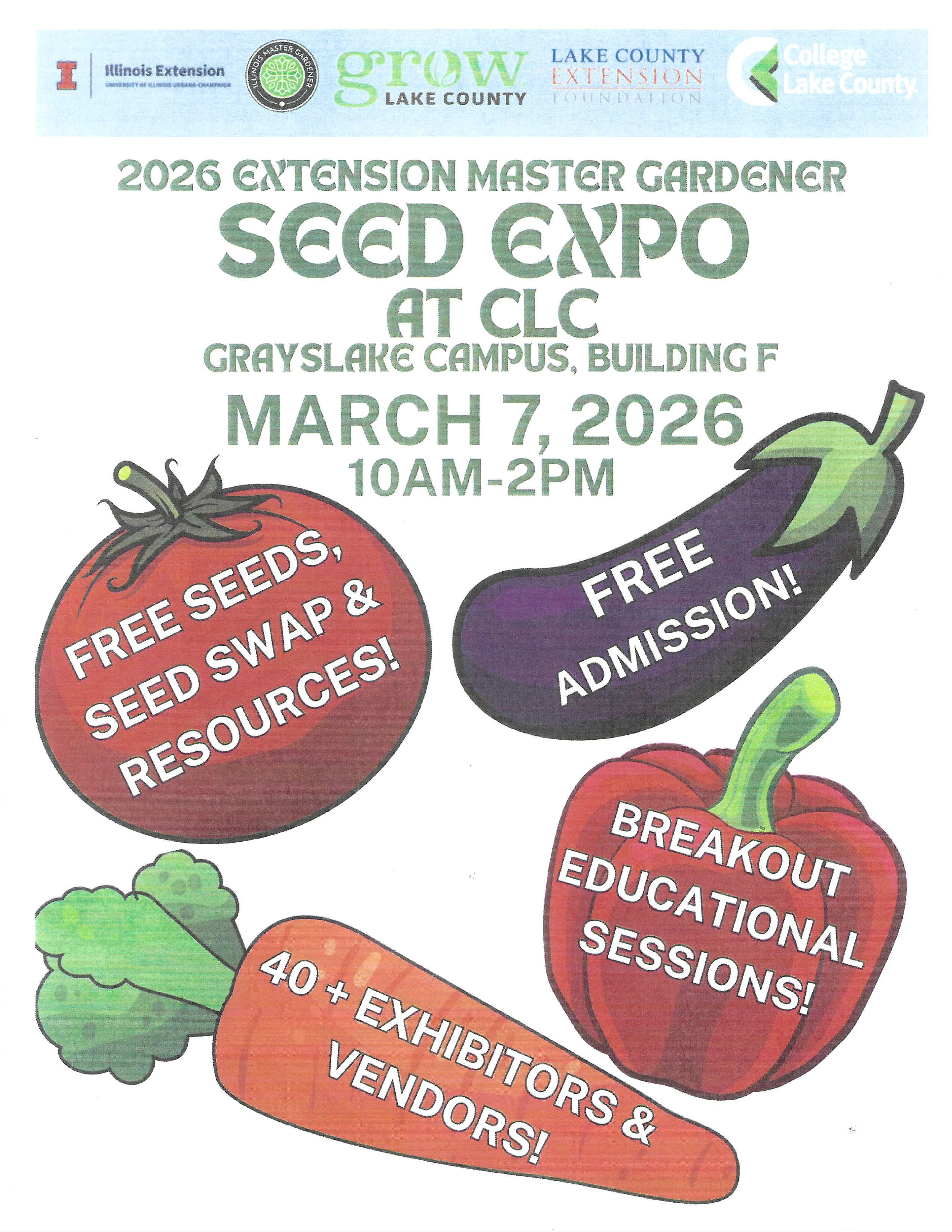 PARTNER EVENT: Seed Expo by Extension Master Gardeners