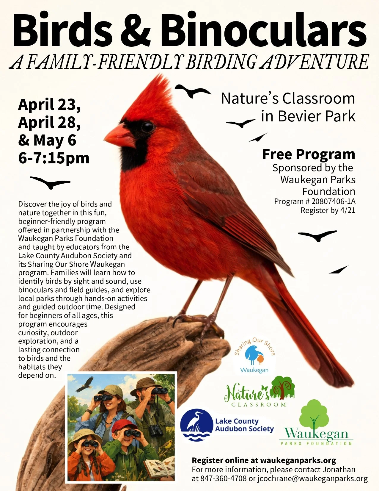 Birds &amp; Binoculars: A Family-friendly Birding Adventure Session 1