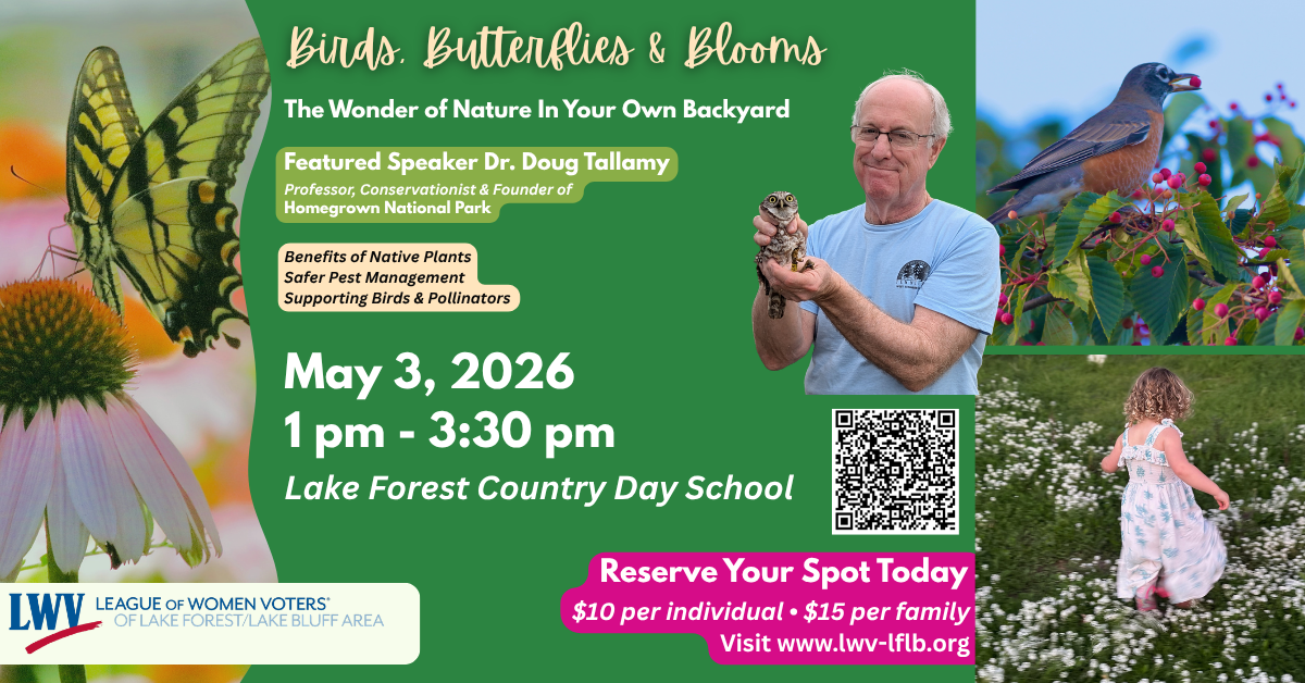 Birds, Butterflies and Blooms Event at Lake Forest Country Day School 