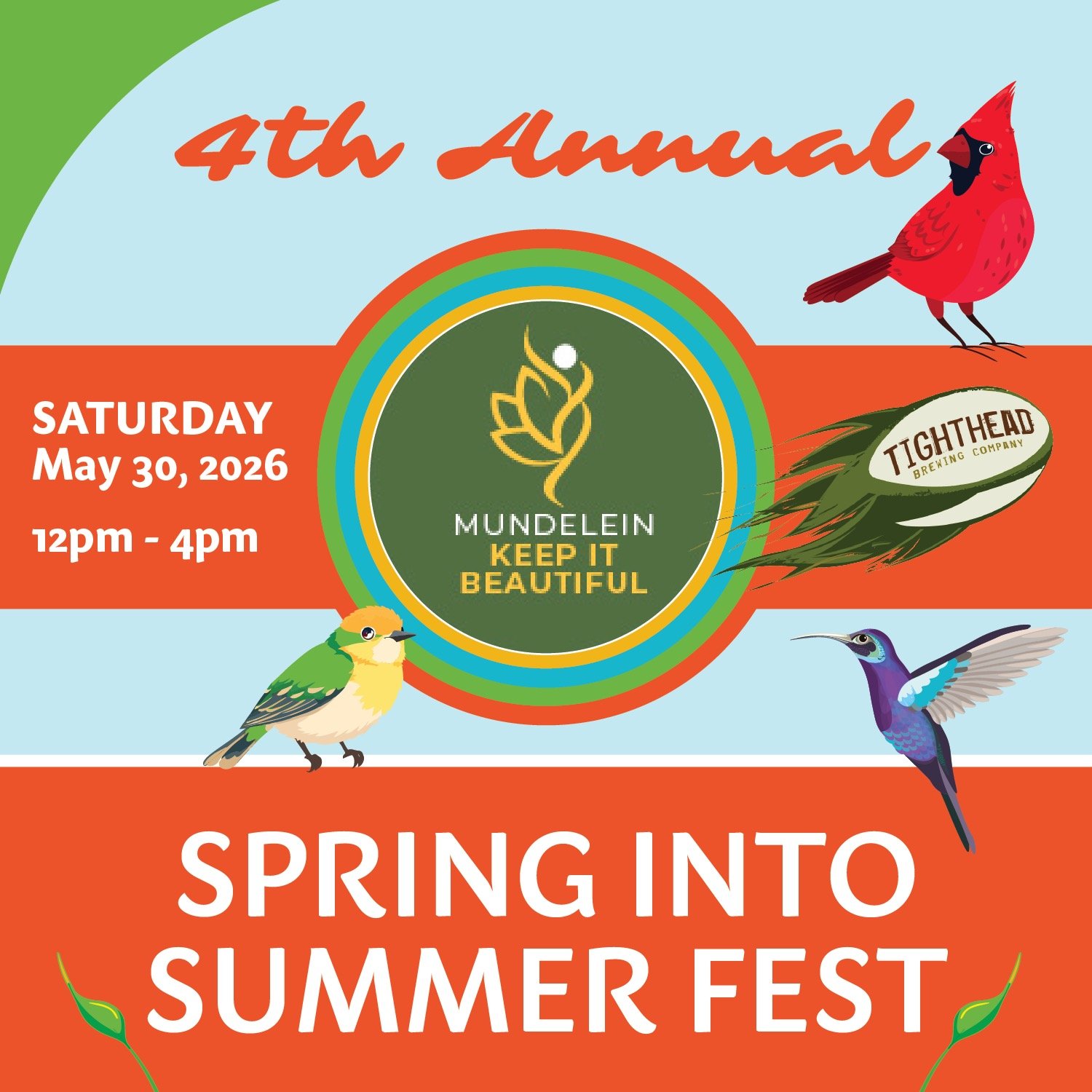 Come visit Lake County Audubon Society at the Mundelein Spring Into Summer Festival! 🌿🪶☀️

Stop by our booth to chat about birds, native plants, migration, pollinator friendly gardening, and all the exciting conservation work happening around Lake 
