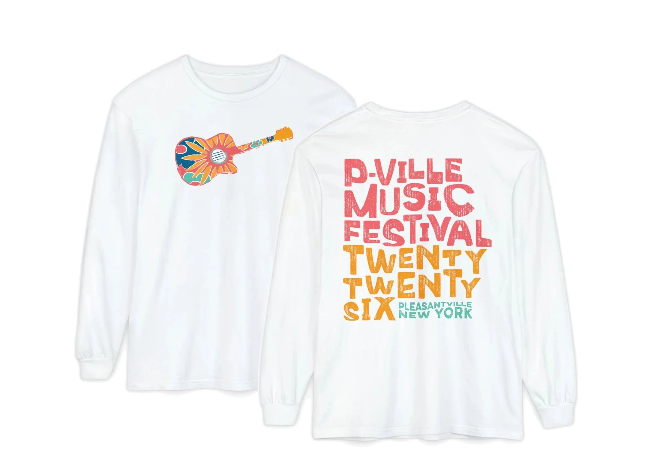 Unisex 2026 Pleasantville Music Festival Long Sleeve Tee