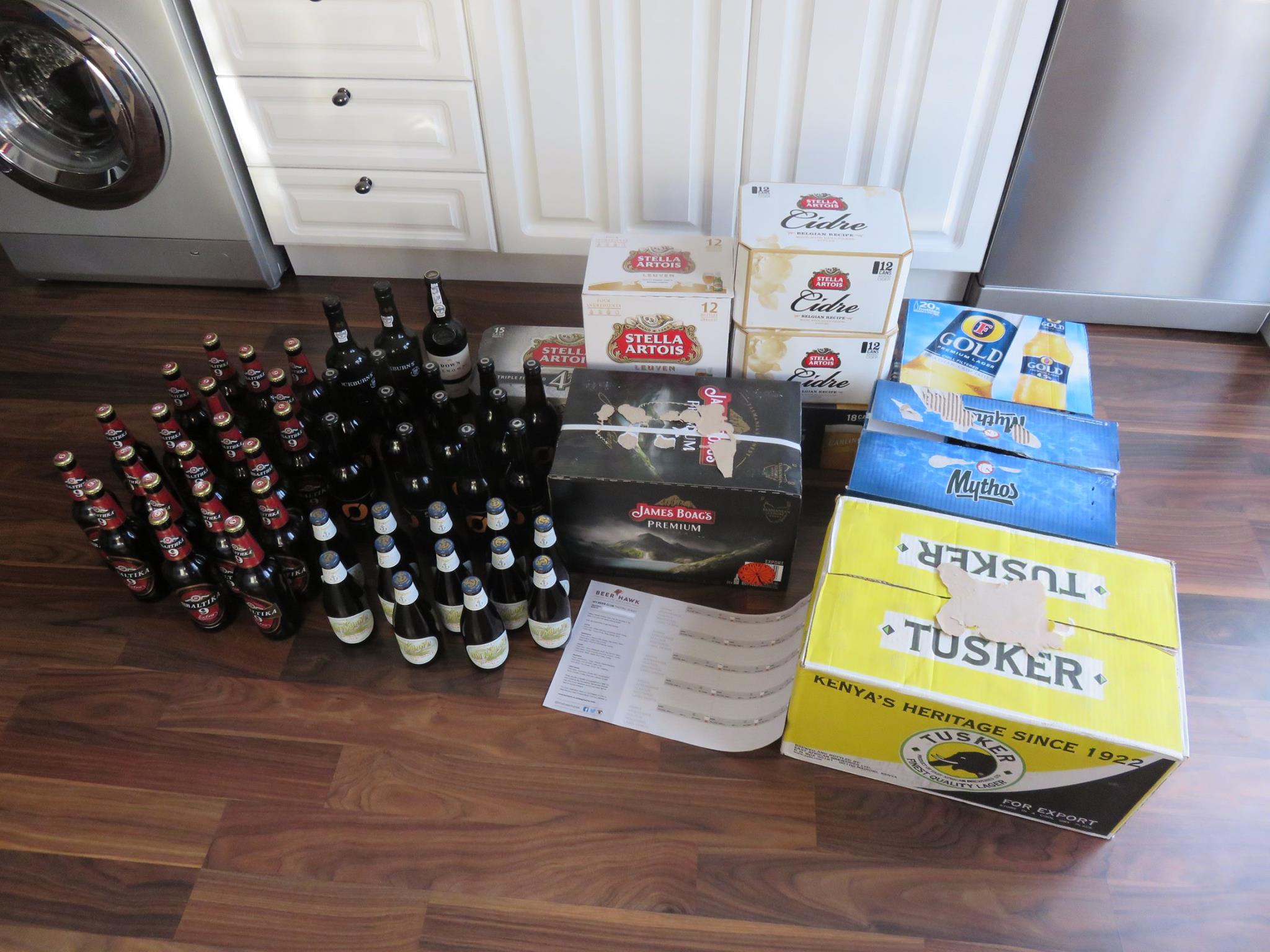 Dan was in charge of finding us a selection of world beers which matched our route. So that this doesn't appear to just be a booze cruise we also need to fill in a form outlining our thoughts about each one.