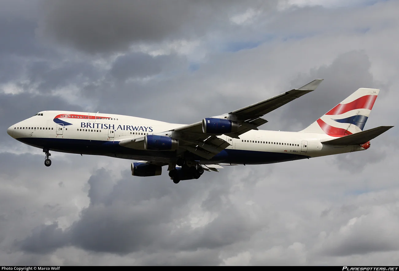 g-bnll - british airways delivered jun 1990 drove into building in jnb and scrapped dec2013 Steering tillers
