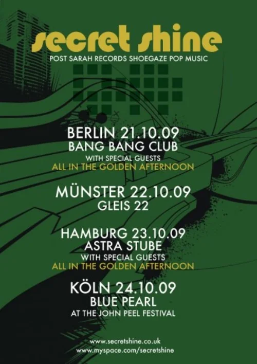 Germany mini-tour with Secret Shine 2009