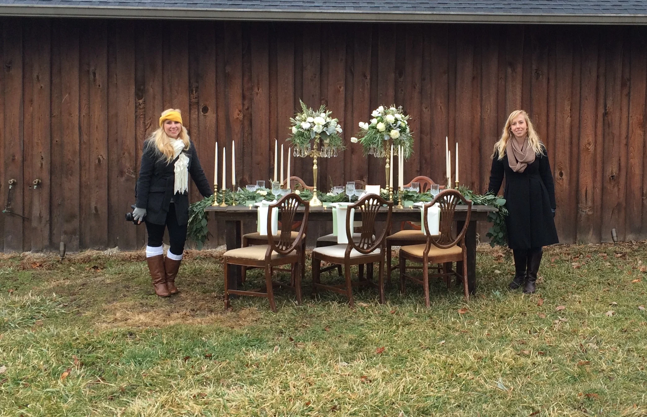 Elegant Winter Inspiration Shoot: Barn Wedding Venue Zionsville