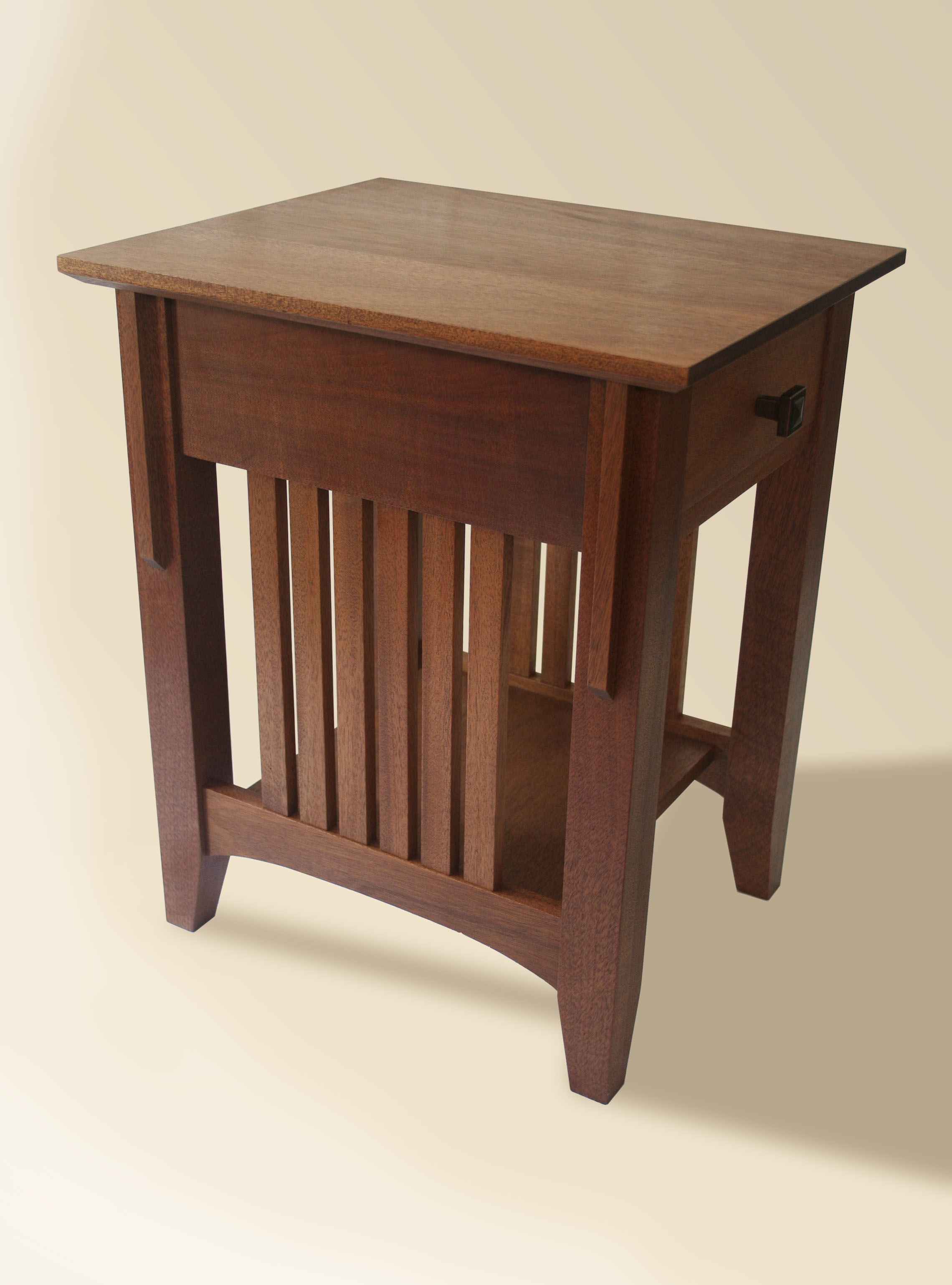 Mahogany Craftsman Side Table.jpg