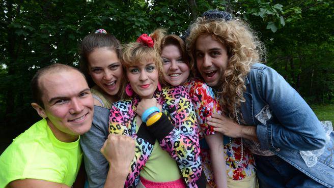 James MacLean, Hilary Adams, Becca Guilderson, Sarah Deller, Dan Bray. Photo from The Chronicle Herald (Ingrid Bulmer). 