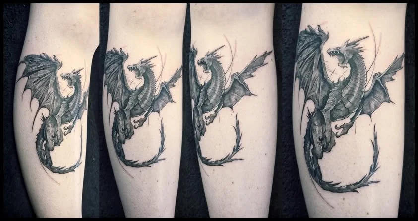 Black Dragon Tattoo