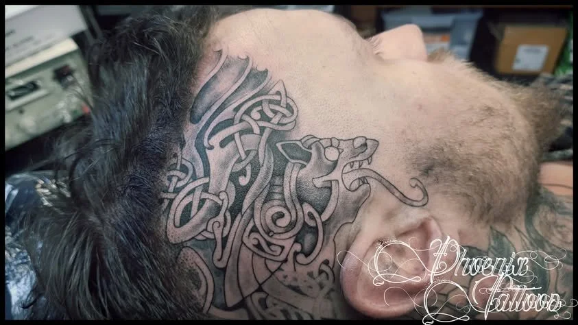 Celtic Head Tattoo