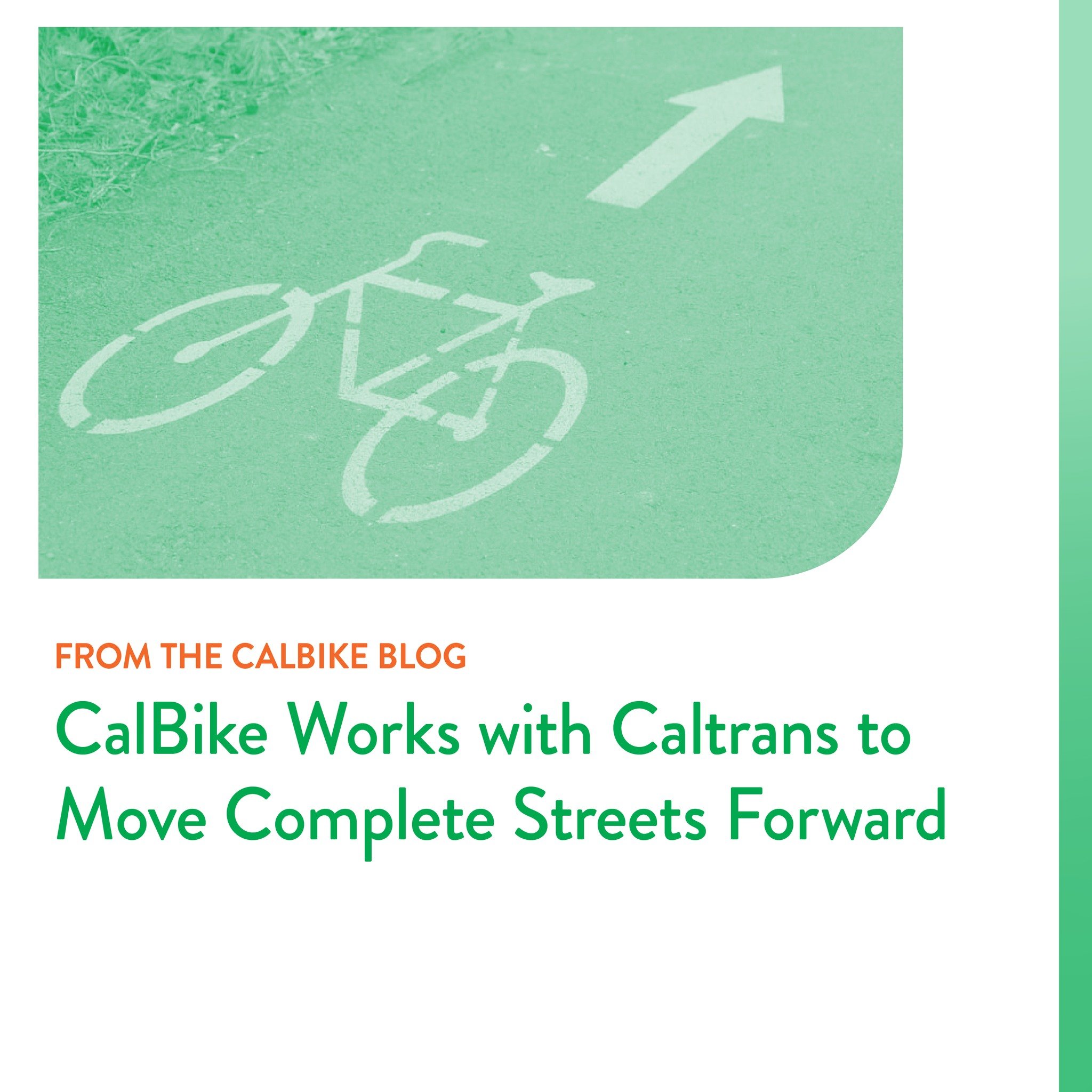 Complete Streets: Now Comes the Hard Part

SB 960 passed. But implementation is everything.

CalBike met with Caltrans leadership last week to ensure the law doesn&rsquo;t just sit on paper.

Key wins:

Caltrans will publicly post why bike/ped elemen