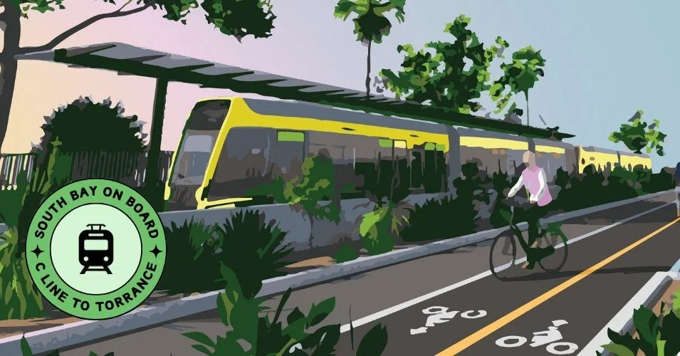 Our friends at @southbayforward  are bringing urgent attention to a make-or-break moment for South Bay transit.

This month -the Los Angeles County Metropolitan Transportation Authority Board will take its final vote on the C/K Line Extension to Torr