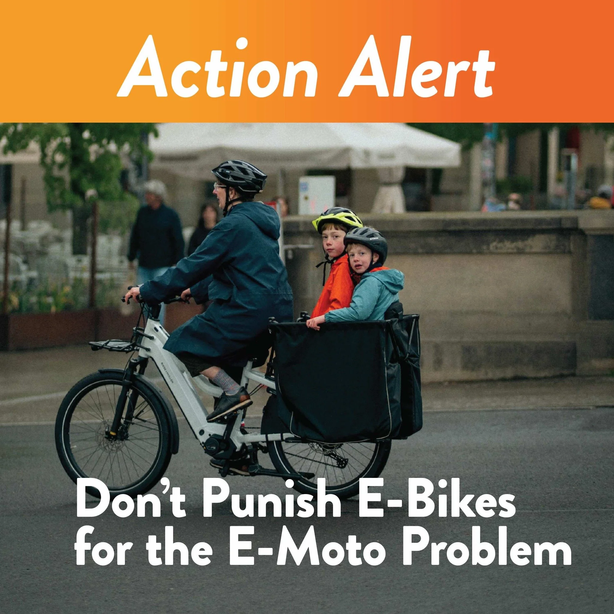 California has a real e-moto problem, but some lawmakers are reaching for the wrong answer. E-bikes are not the source of the problem; they are one of the most useful transportation tools we have. They help people replace car trips, expand access to 