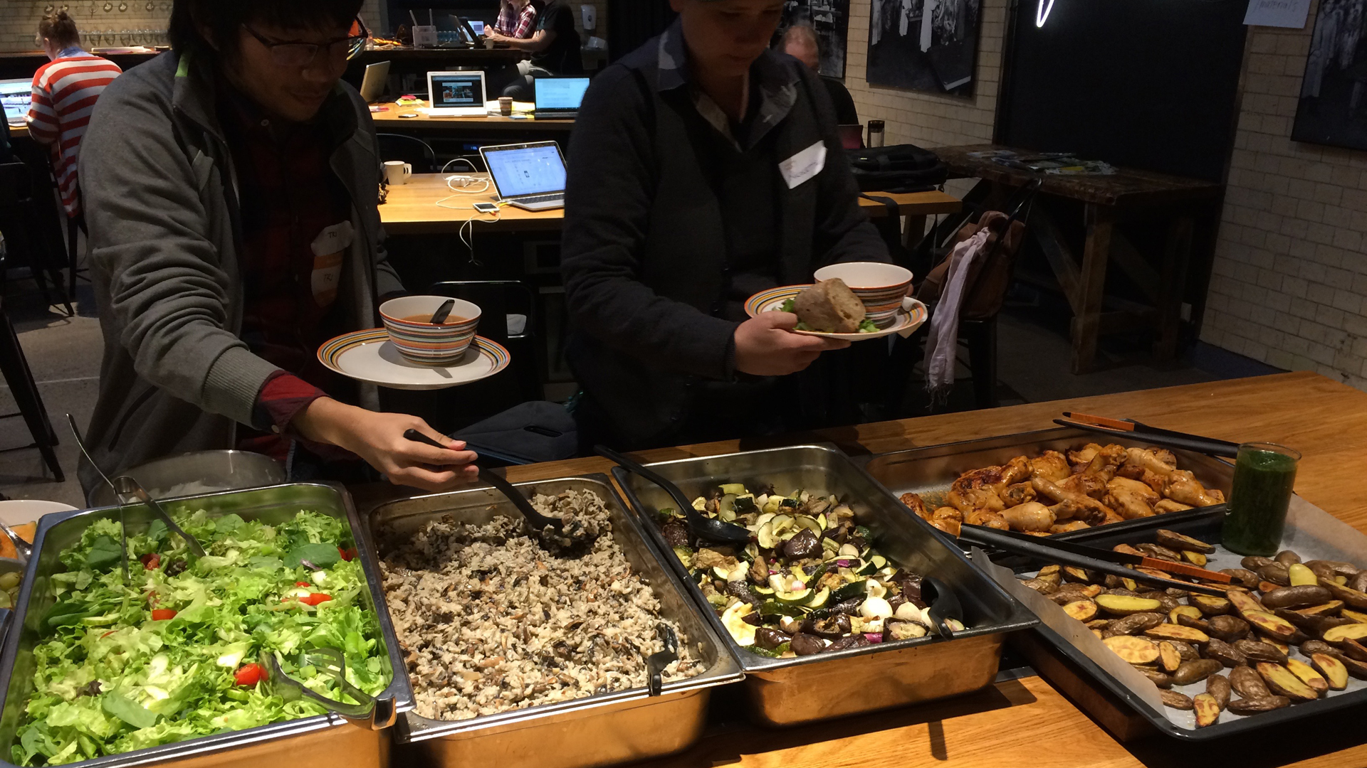 ....Hackathon Lunch at A21 Flavour Studio..Hackathon lounas A21 Flavour Studiolla....