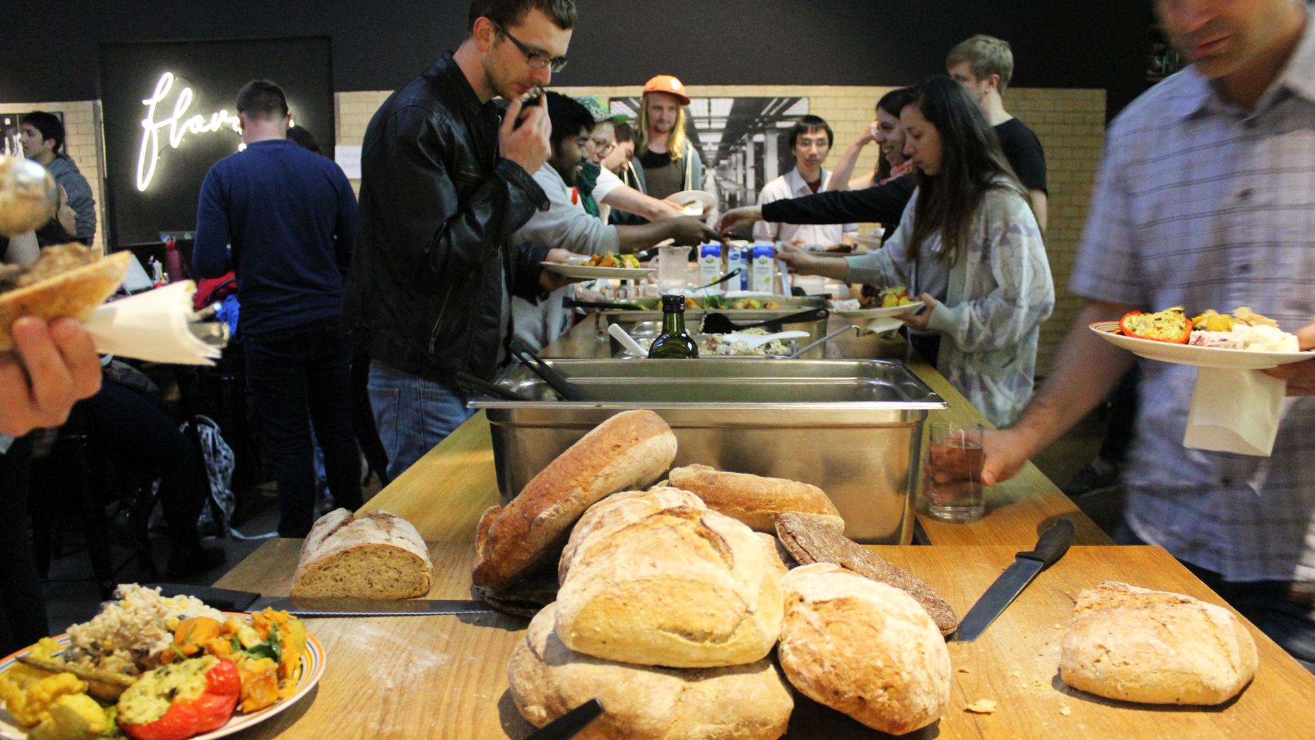 ....Hackathon Dinner at A21 Flavour Studio..Hackathon illallinen A21 Flavour Studiolla....