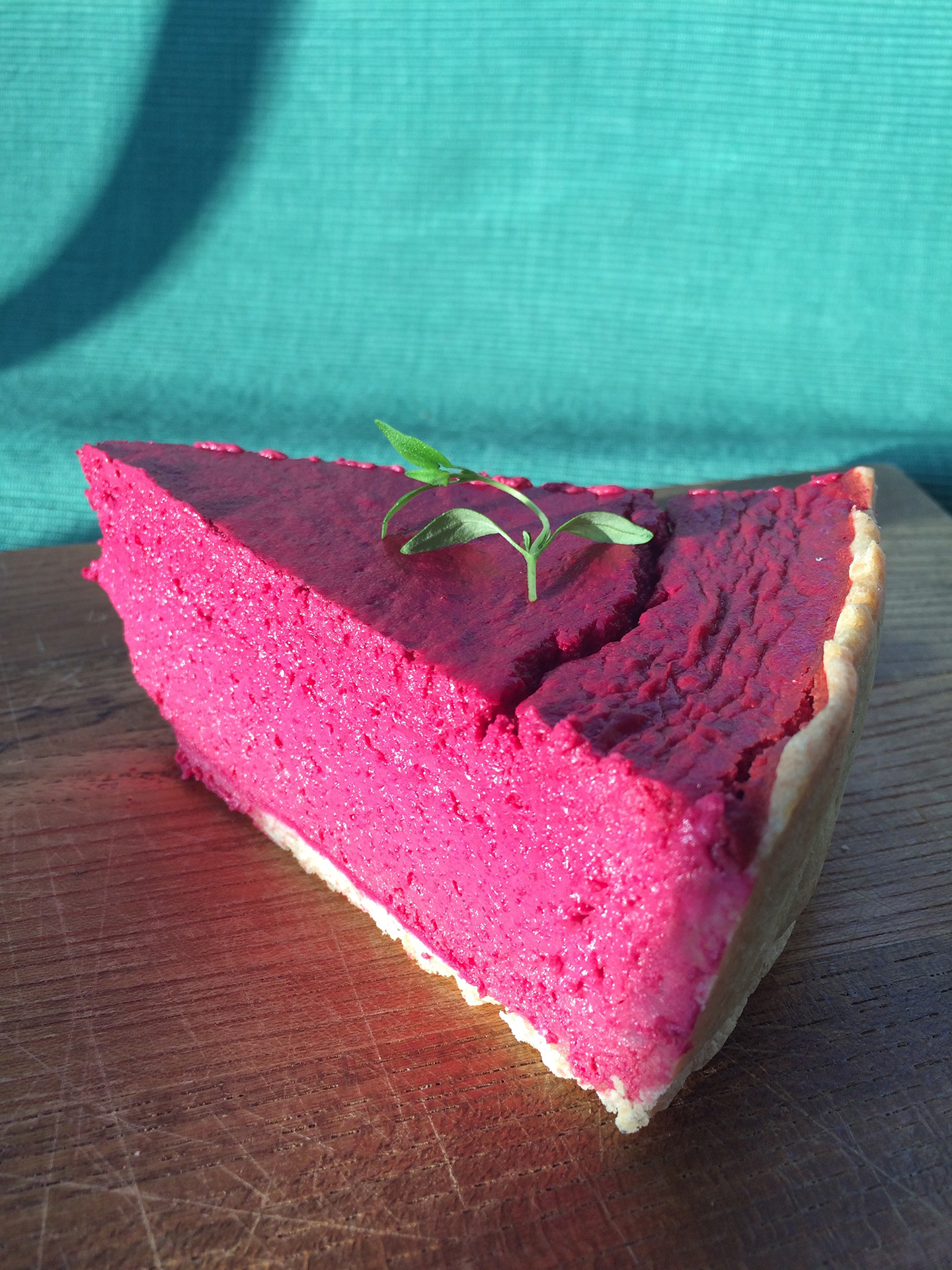 Upcycled Beetroot Quiche