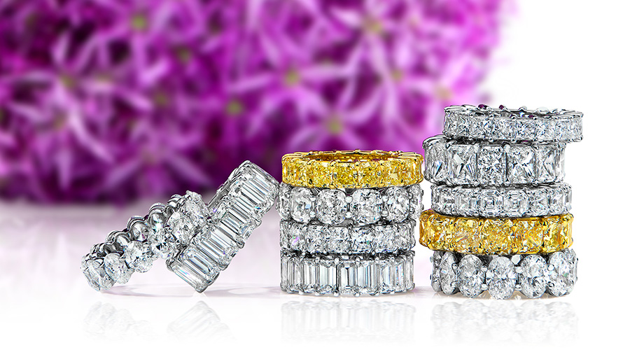 Eternity Wedding Band Diamond Ring Stack.jpg