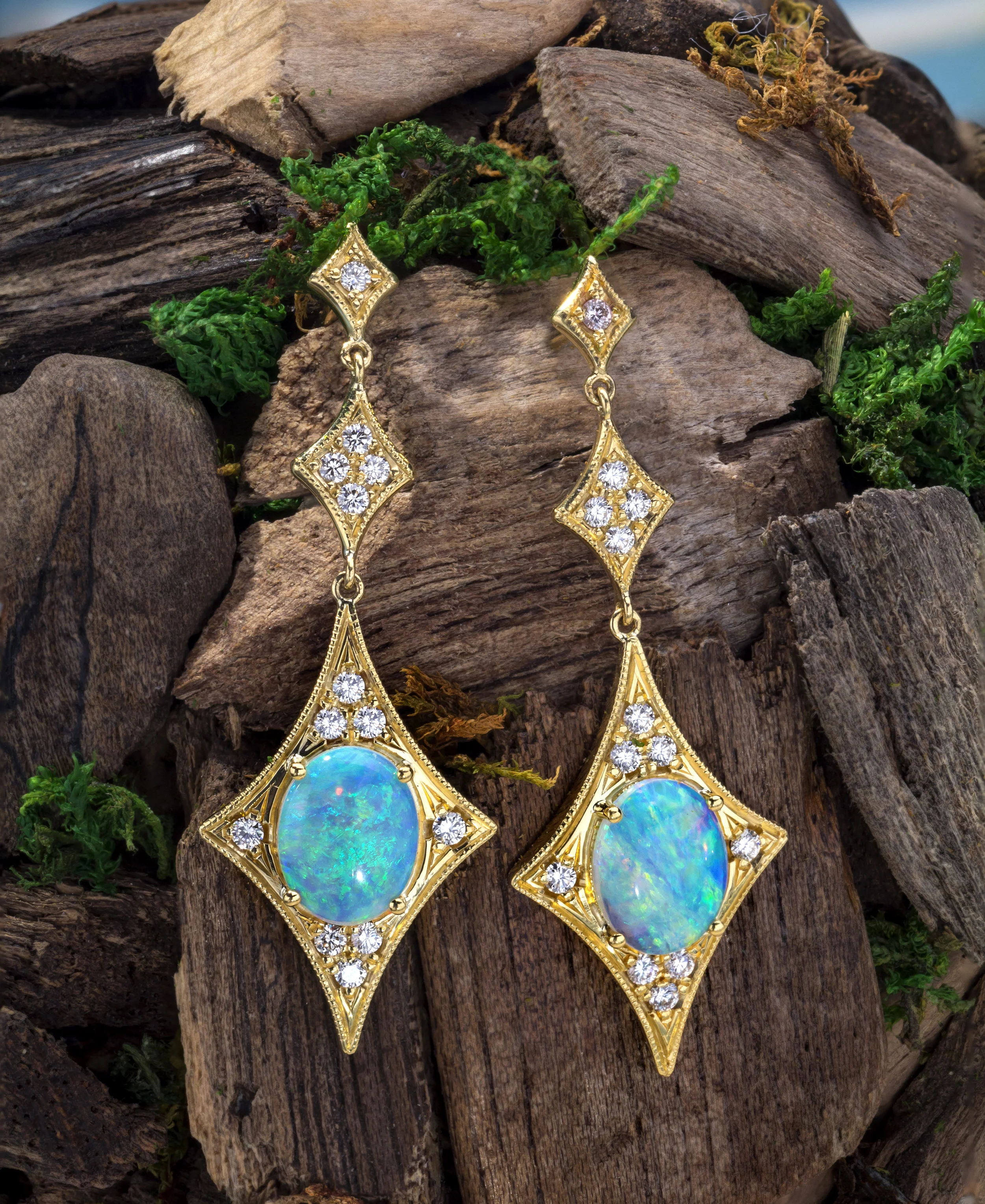 Opal Earrings on Wood Ball.jpg