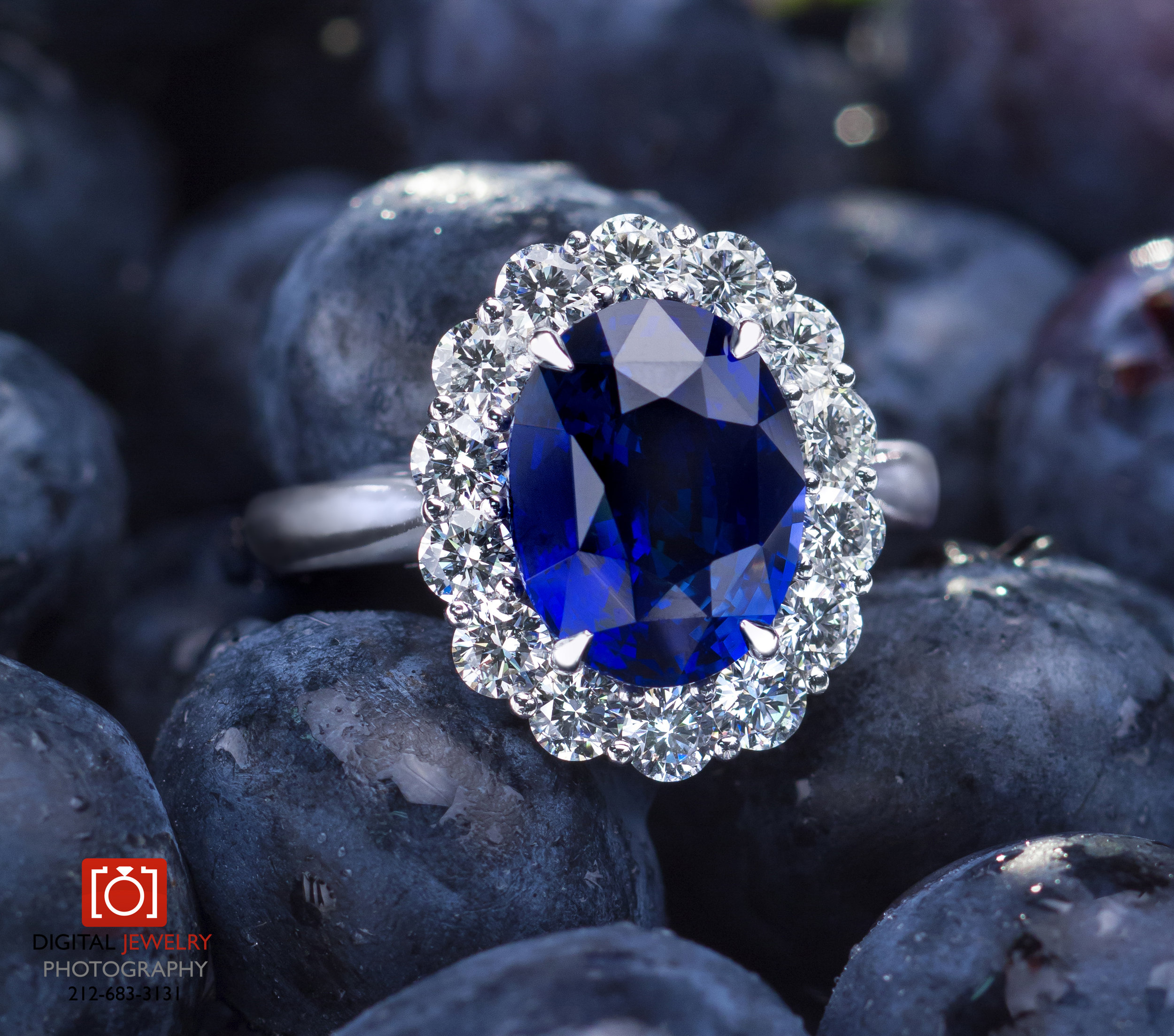 Blue Sapphire Ring in Blueberries.jpg