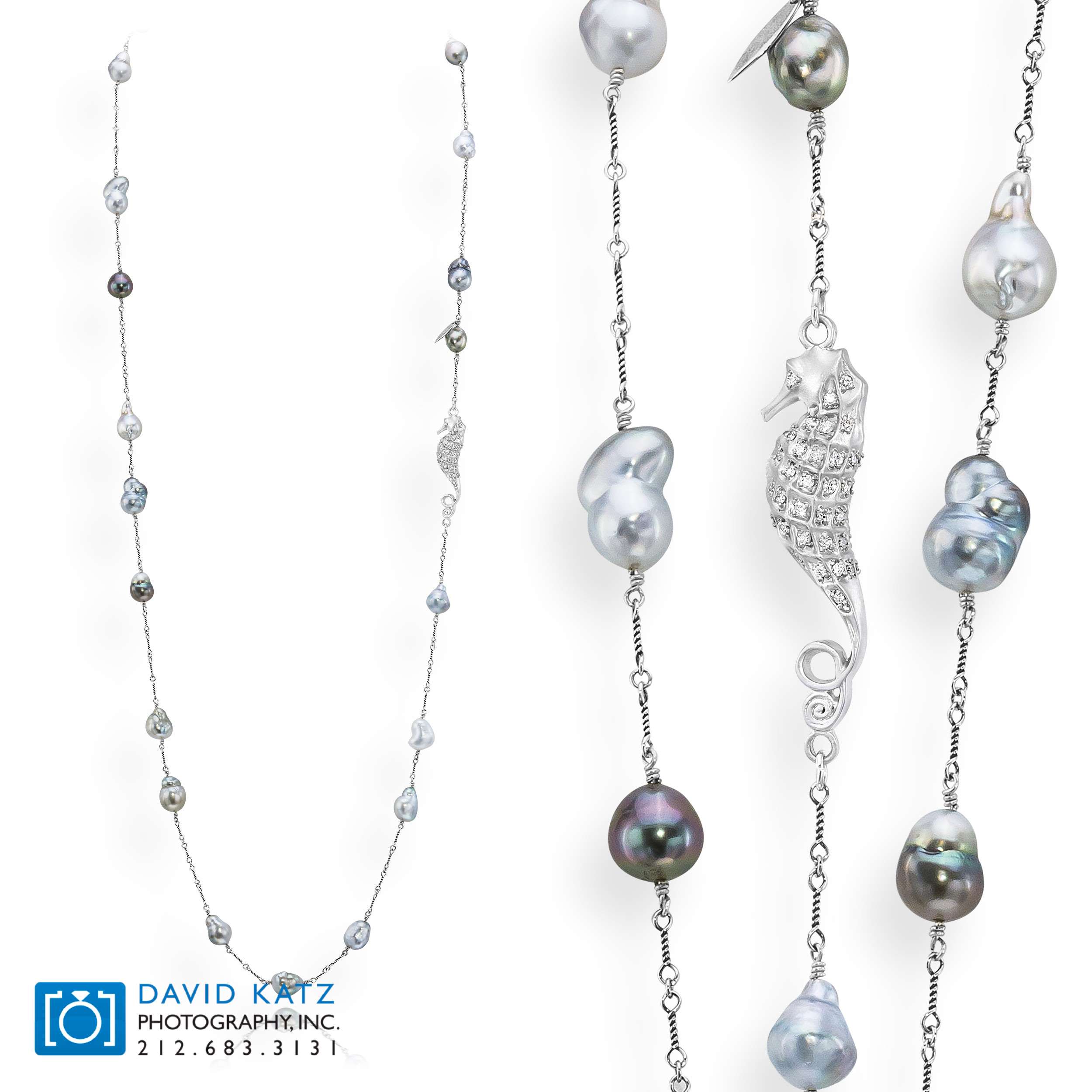 Silver Tahitian Baroque Pearl Necklace with Seahorse V2.jpg