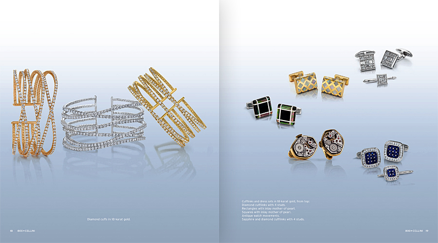 Cellini Jewelers Cufflinks and Bangles Fall Catalog tearsheet.jpg
