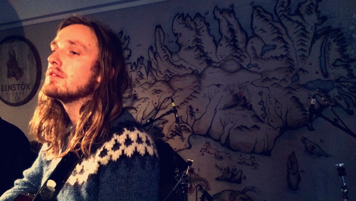 Jed before our show at Iceland Airwaves.