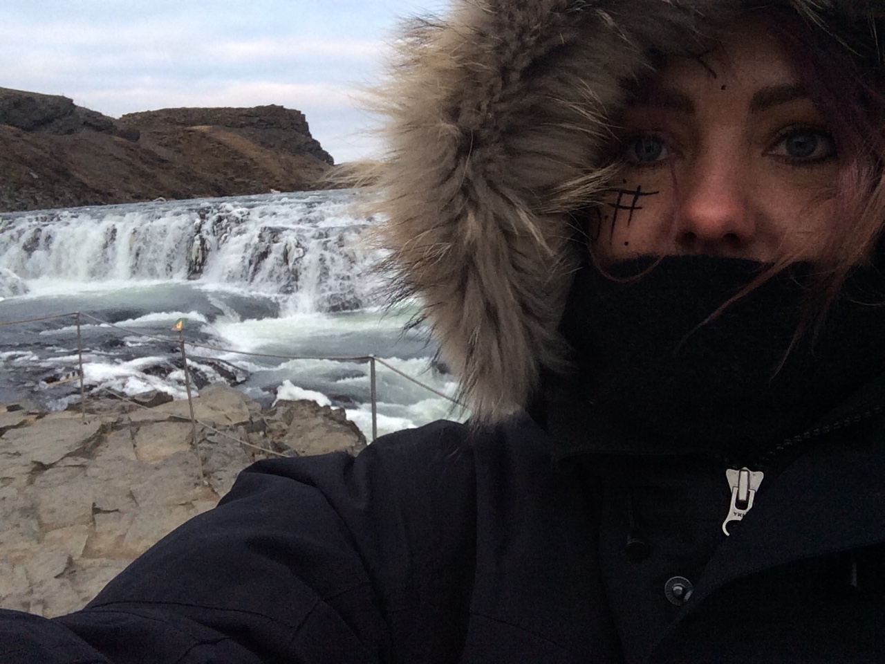 Gullfoss, Iceland. #brrr
